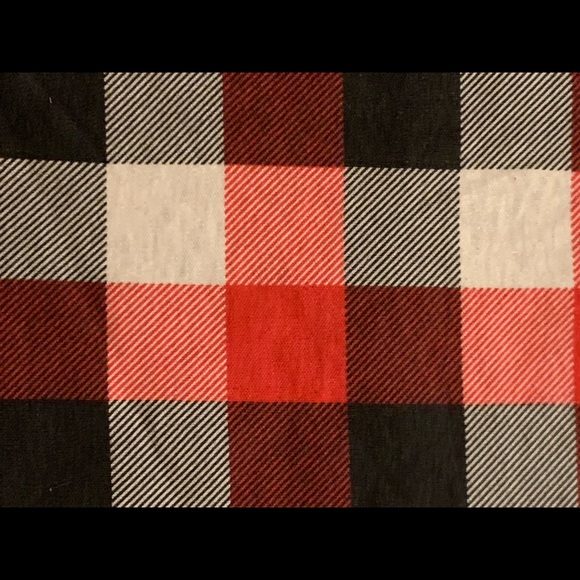 NWT 2pc Mud Pie Buffalo Plaid Gown & Hat Set - Picture 3 of 6